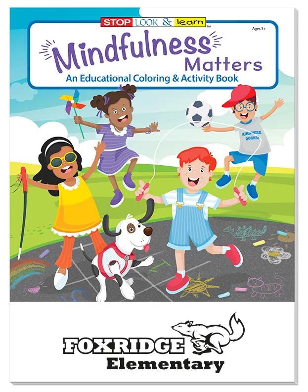 Mindfulness Coloring Book Mental Health FSC - 10.5 x 8 in - product view 7