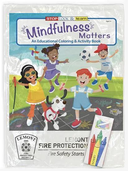 Mindfulness Coloring Book Mental Health FSC - 10.5 x 8 in