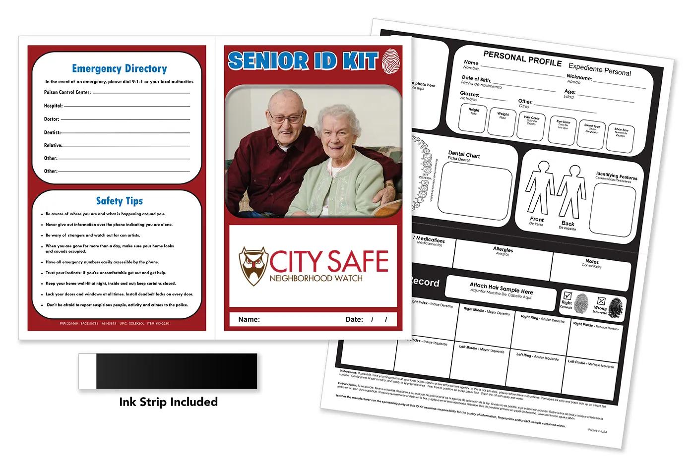 Senior ID Safety Kit Record Keeping FSC Paper - 8.25 x 5.5 in - product view 7