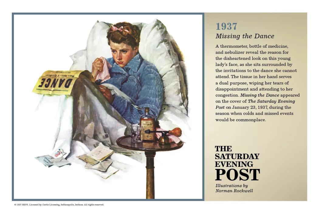 Norman Rockwell Pocket Calendar Saturday Evening Post - 13.25 x 8.25 in - product view 6