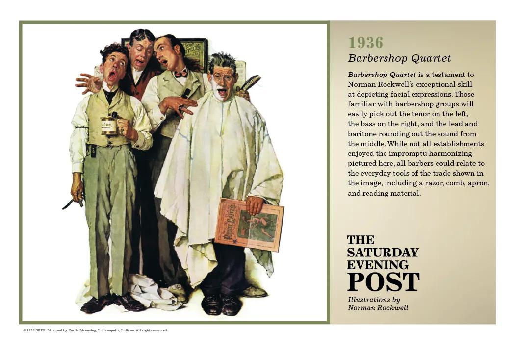 Norman Rockwell Pocket Calendar Saturday Evening Post - 13.25 x 8.25 in - product view 7