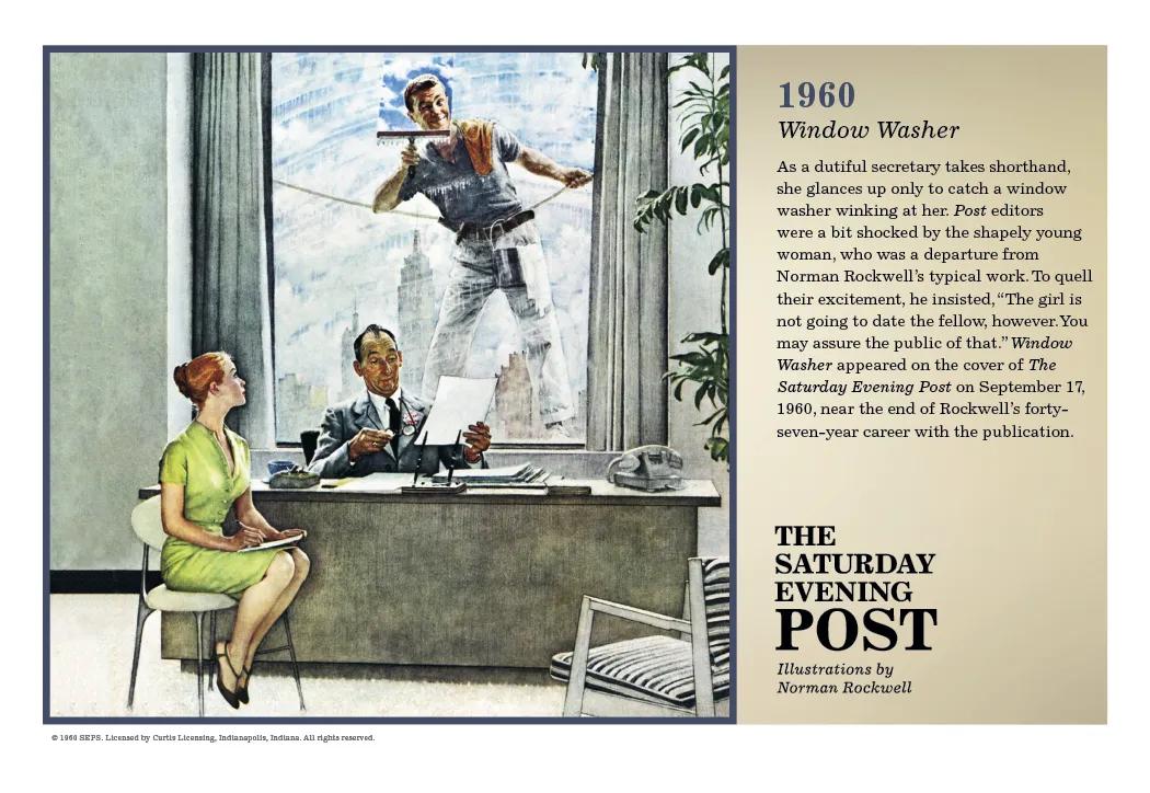 Norman Rockwell Pocket Calendar Saturday Evening Post - 13.25 x 8.25 in - product view 10