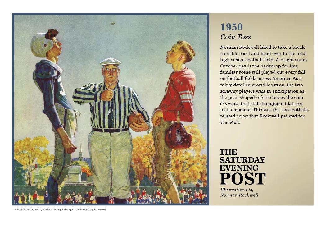 Norman Rockwell Pocket Calendar Saturday Evening Post - 13.25 x 8.25 in - product view 15