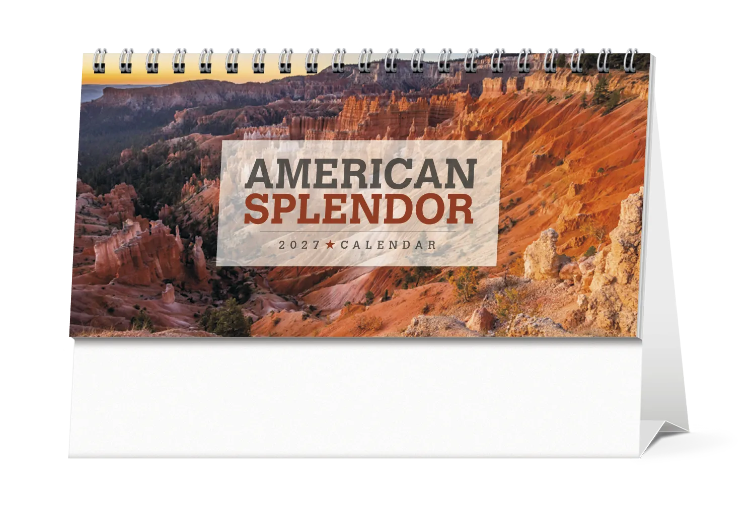 American Splendor Desk Calendar Tent Mount FSC - 4.5 x 6 in - product view 7