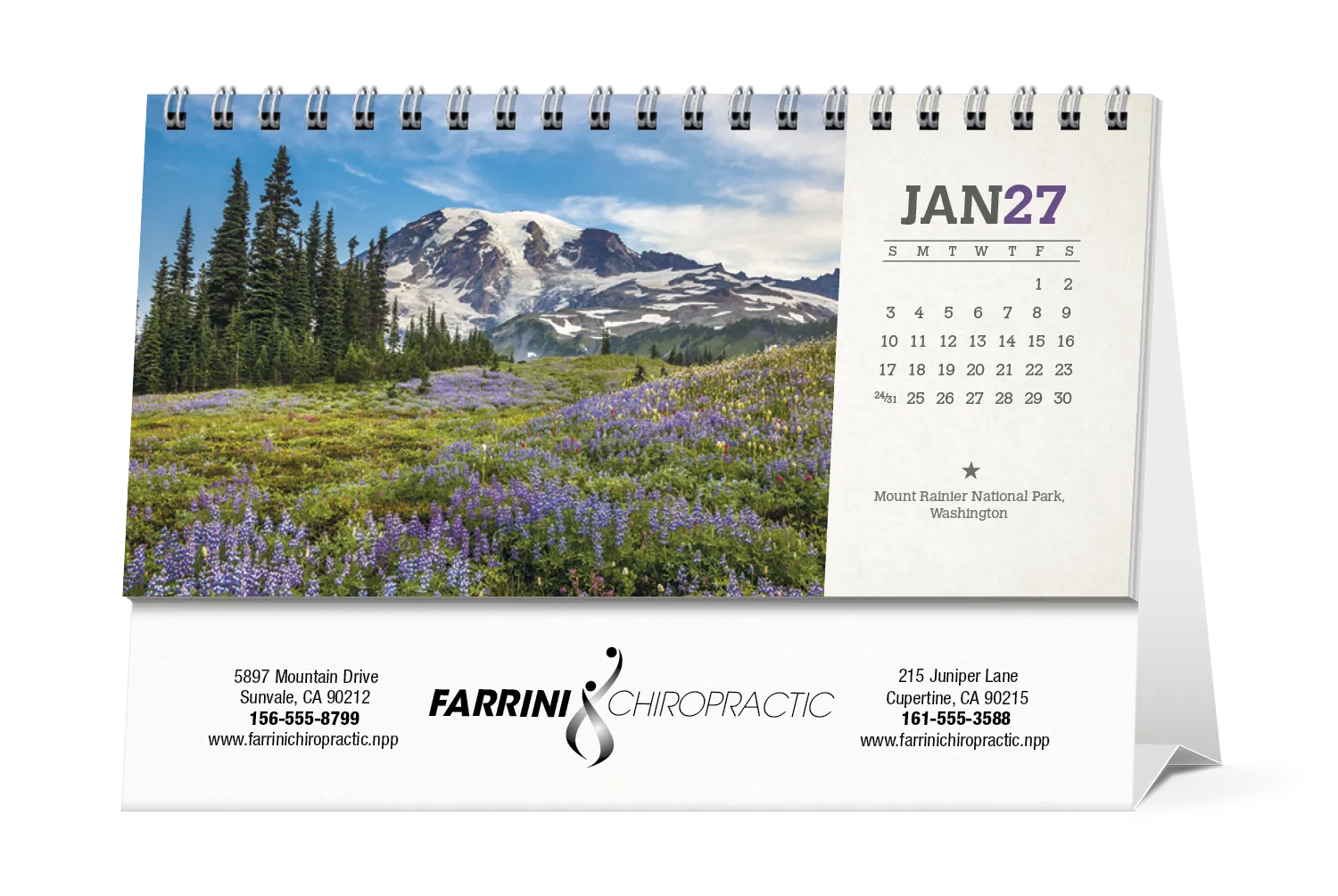 American Splendor Desk Calendar Tent Mount FSC - 4.5 x 6 in - product view 8