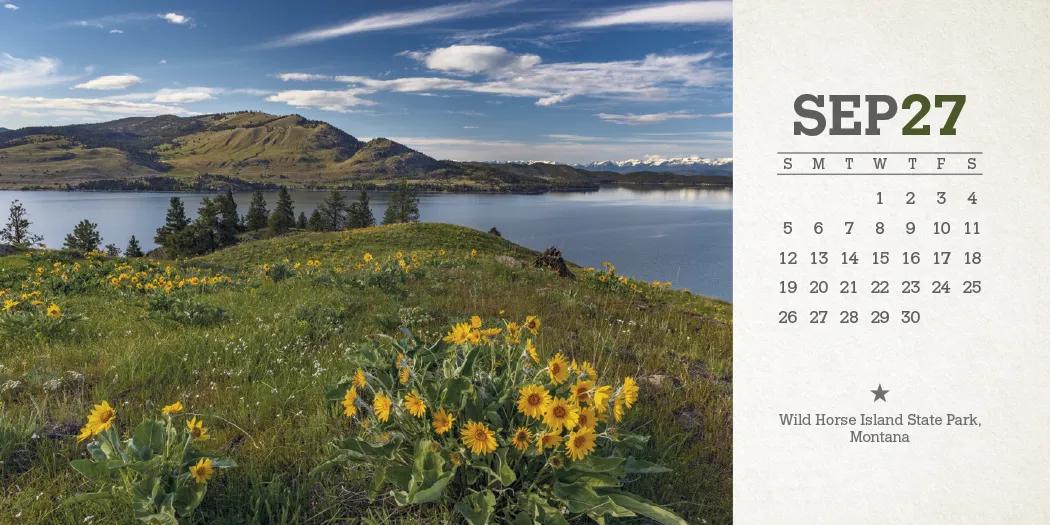 American Splendor Desk Calendar Tent Mount FSC - 4.5 x 6 in - product view 18