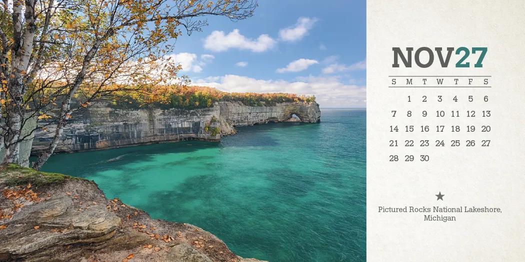 American Splendor Desk Calendar Tent Mount FSC - 4.5 x 6 in - product view 20