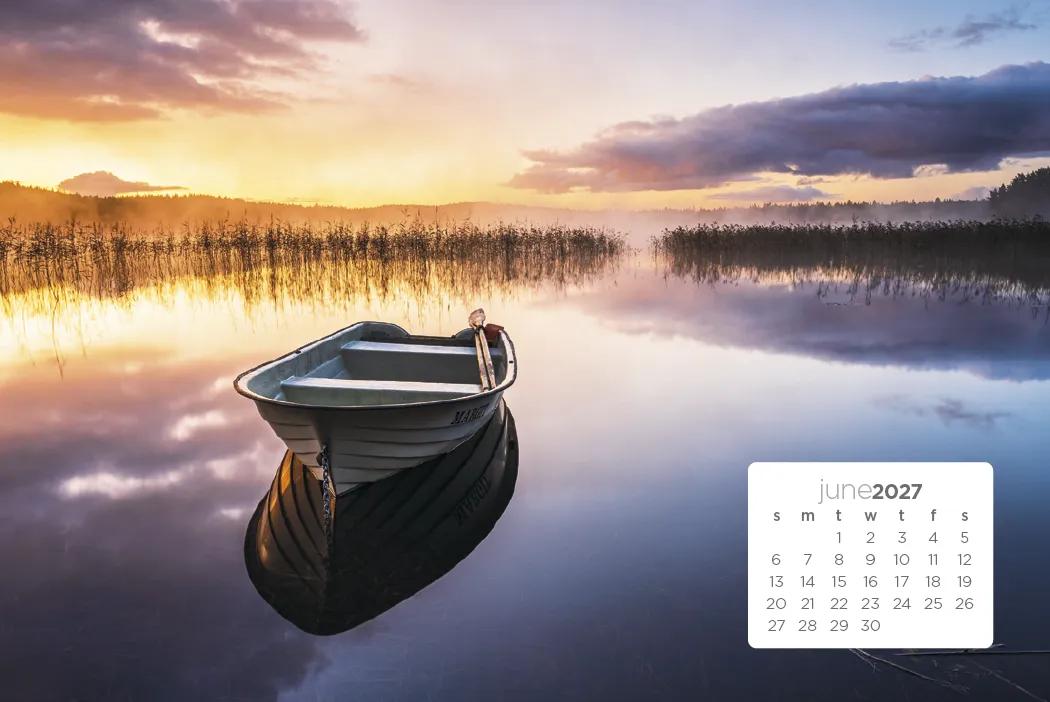 Simplicity Large Desk Calendar Tent Mount FSC - 6.5 x 7.5 in - product view 11