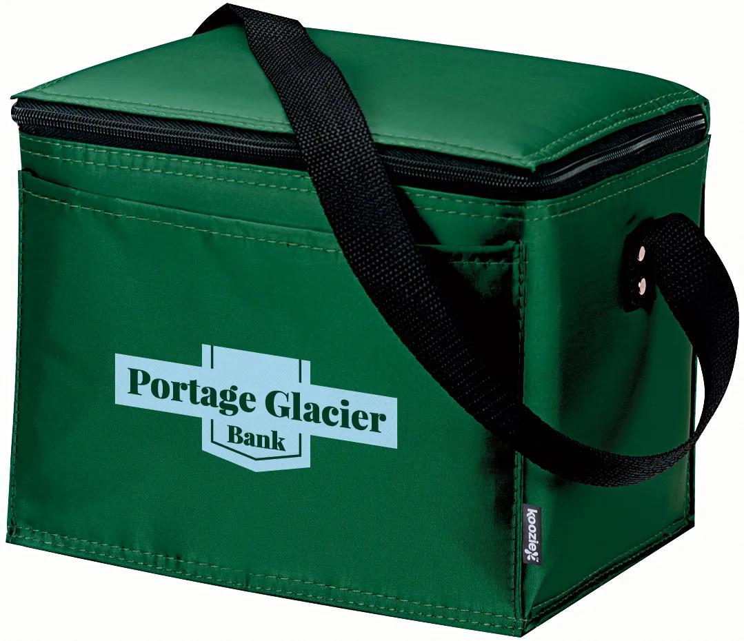 Six Pack Cooler Bag Polyester PEVA Liner - 6.5 x 8.6 in - product view 5