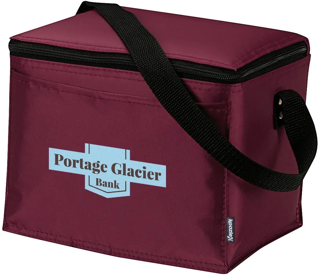 Six Pack Cooler Bag Polyester PEVA Liner - 6.5 x 8.6 in - product view 9