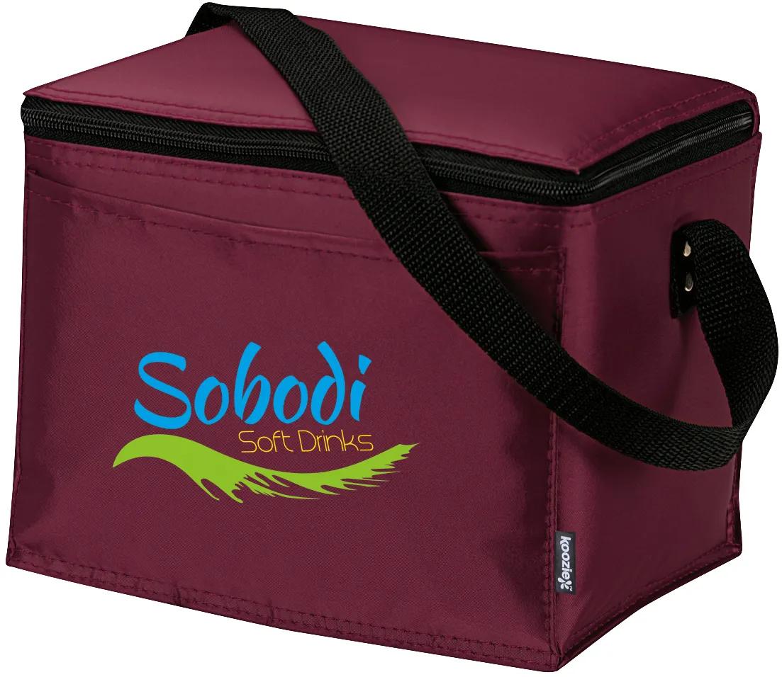 Six Pack Cooler Bag Polyester PEVA Liner - 6.5 x 8.6 in - product view 11