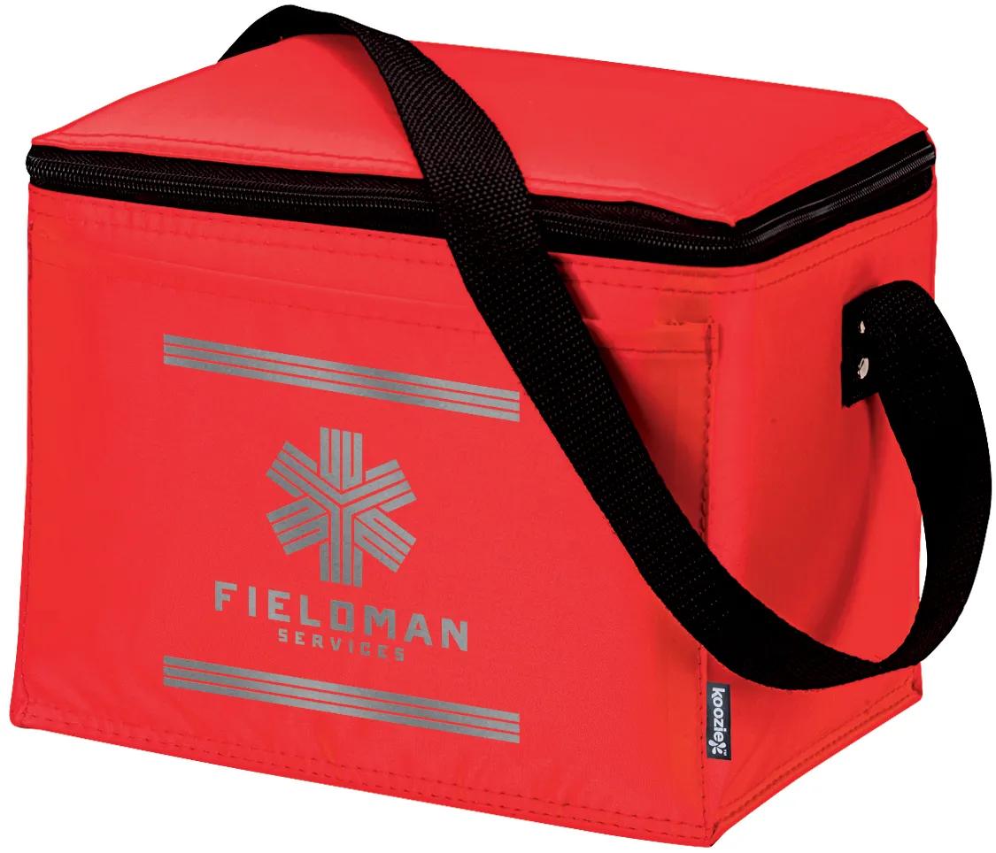 Six Pack Cooler Bag Polyester PEVA Liner - 6.5 x 8.6 in - product view 16