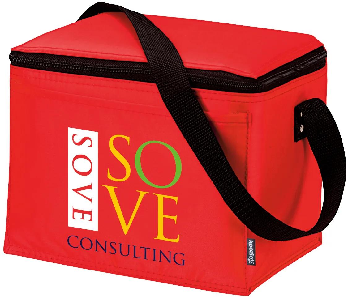 Six Pack Cooler Bag Polyester PEVA Liner - 6.5 x 8.6 in - product view 19