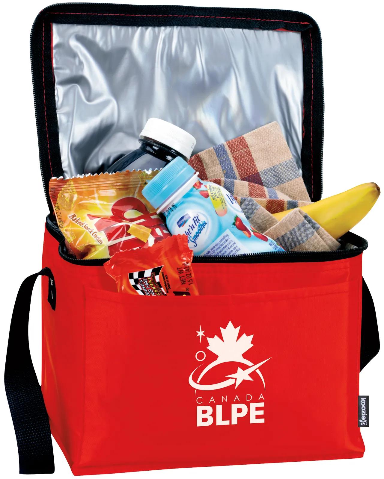 Six Pack Cooler Bag Polyester PEVA Liner - 6.5 x 8.6 in - product view 21