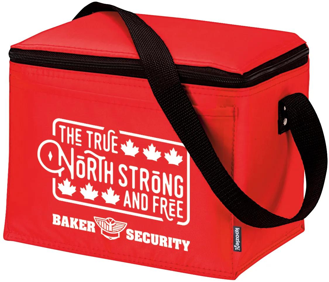 Six Pack Cooler Bag Polyester PEVA Liner - 6.5 x 8.6 in - product view 32