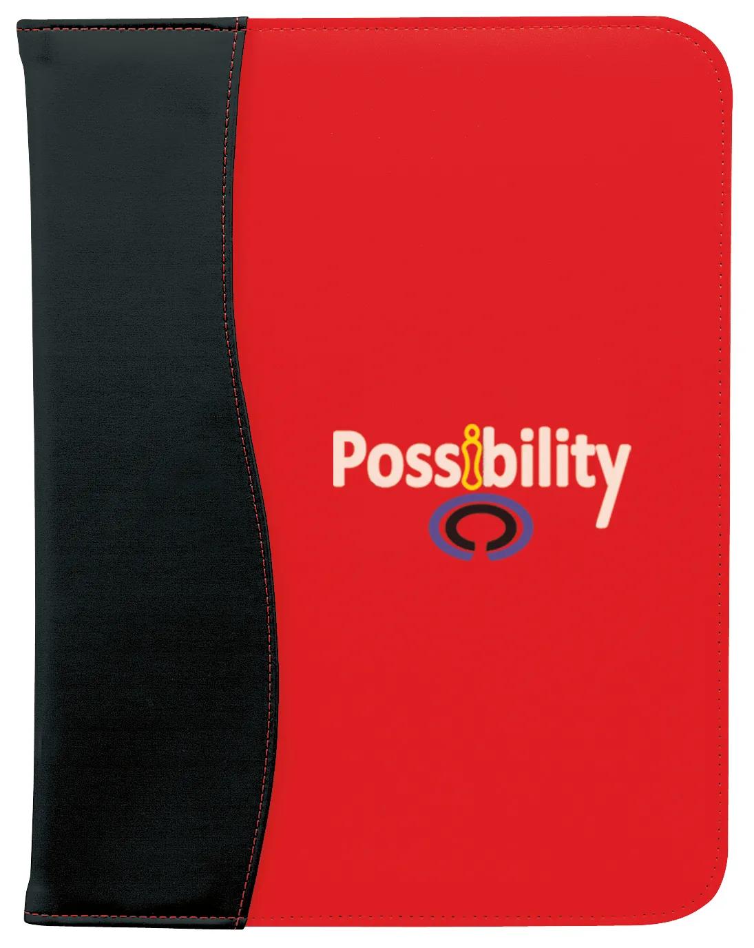 Pad Holder Portfolio Nylon ID Window Pen Loop - 12.8 x 10.5 in - product view 4