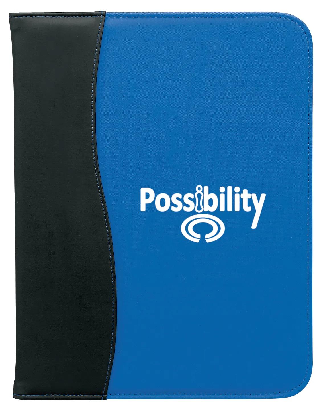 Pad Holder Portfolio Nylon ID Window Pen Loop - 12.8 x 10.5 in - product view 6