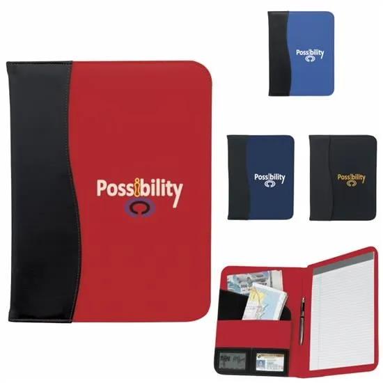 Pad Holder Portfolio Nylon ID Window Pen Loop - 12.8 x 10.5 in