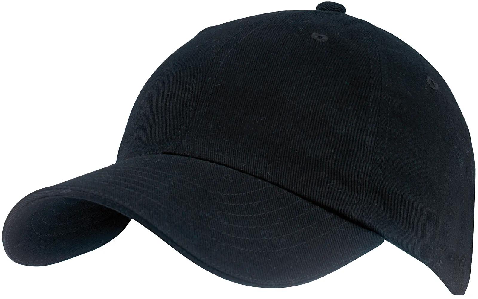 Baseball Cap Brushed Cotton Twill Unstructured - One Size - product view 2