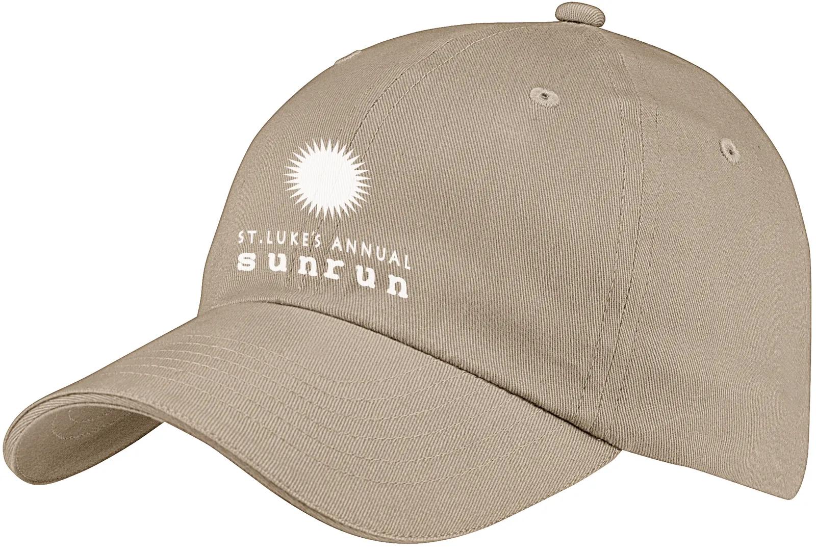 Baseball Cap Brushed Cotton Twill Unstructured - One Size - product view 15