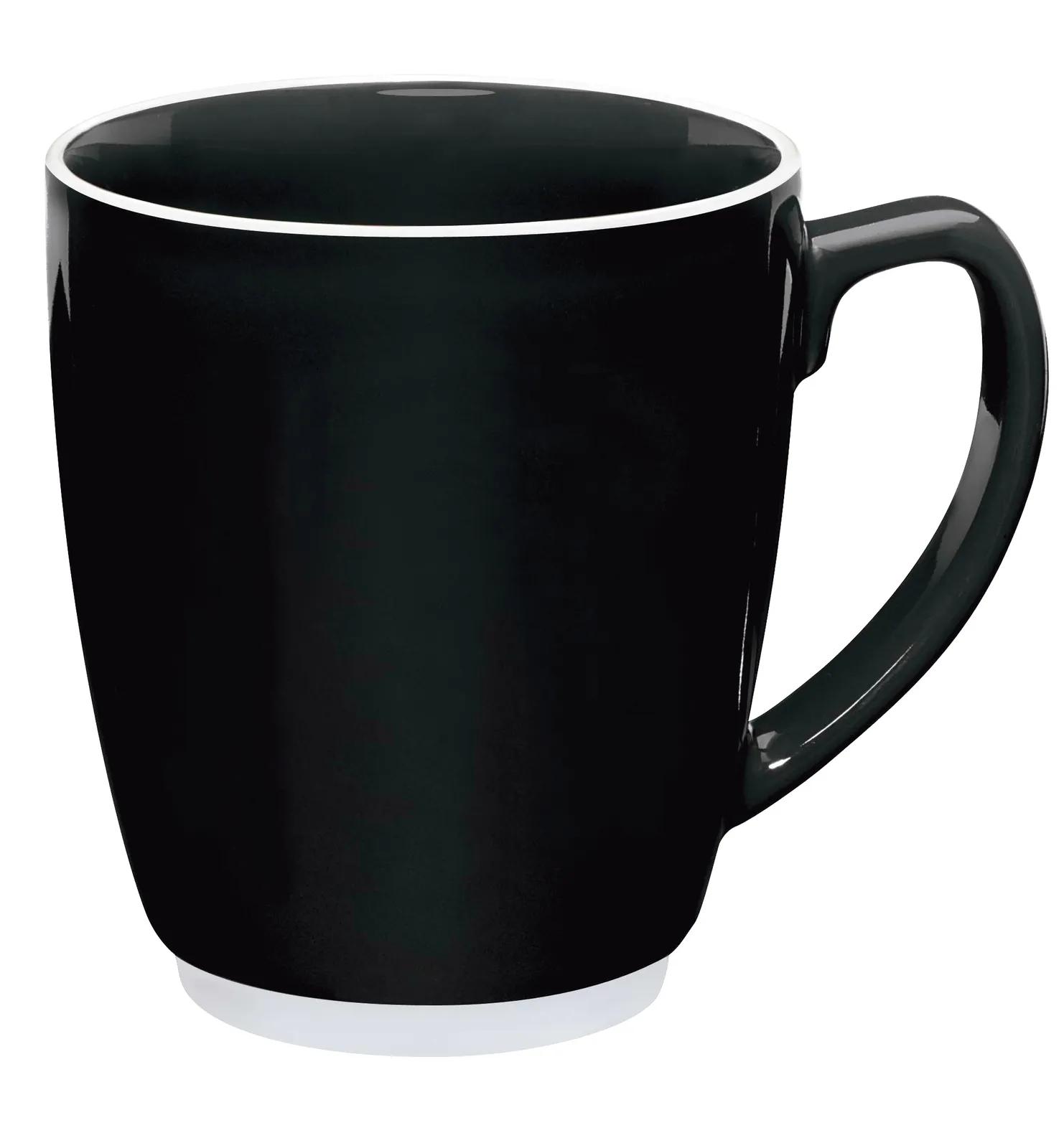 Bistro Mug Stoneware Color Accent Glossy Finish - 20 oz - product view 2