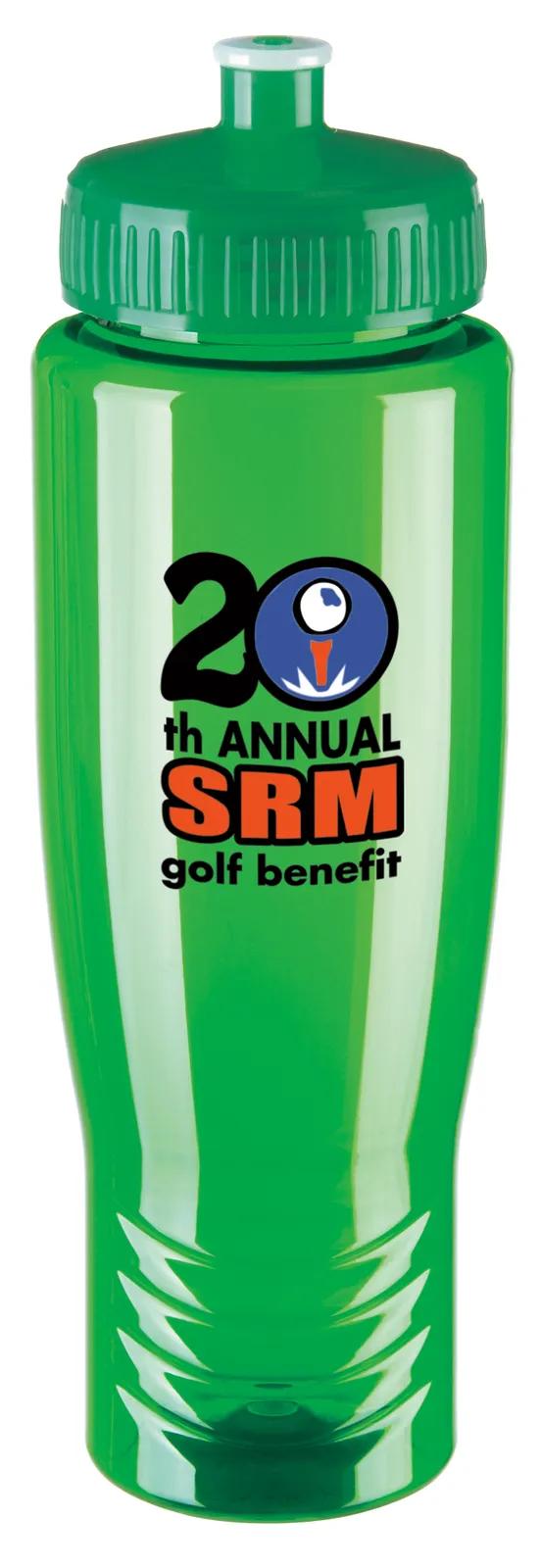 Sport Water Bottle Push Pull Lid Wide Mouth - 27 oz - product view 5