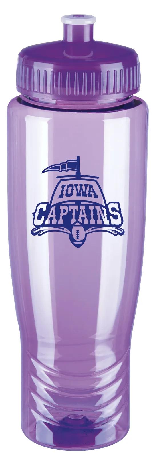 Sport Water Bottle Push Pull Lid Wide Mouth - 27 oz - product view 9