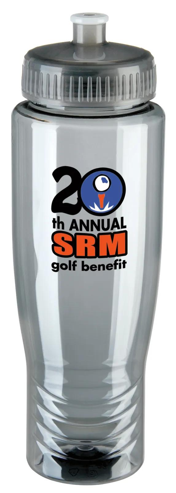 Sport Water Bottle Push Pull Lid Wide Mouth - 27 oz - product view 14