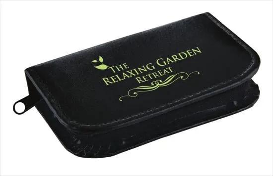 Travel Manicure Set Zip Case PU Vinyl - 4.5 x 2.6 in (7 Pieces)