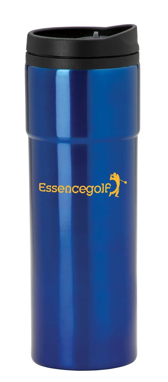 Stainless Steel Tumbler Metallic Reflections Slider Lid - 15 oz - product view 3