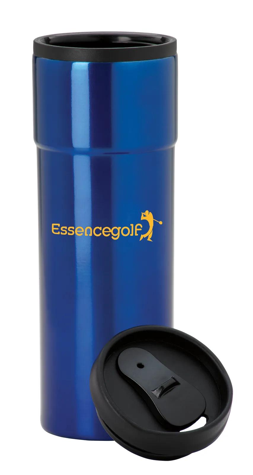 Stainless Steel Tumbler Metallic Reflections Slider Lid - 15 oz - product view 4