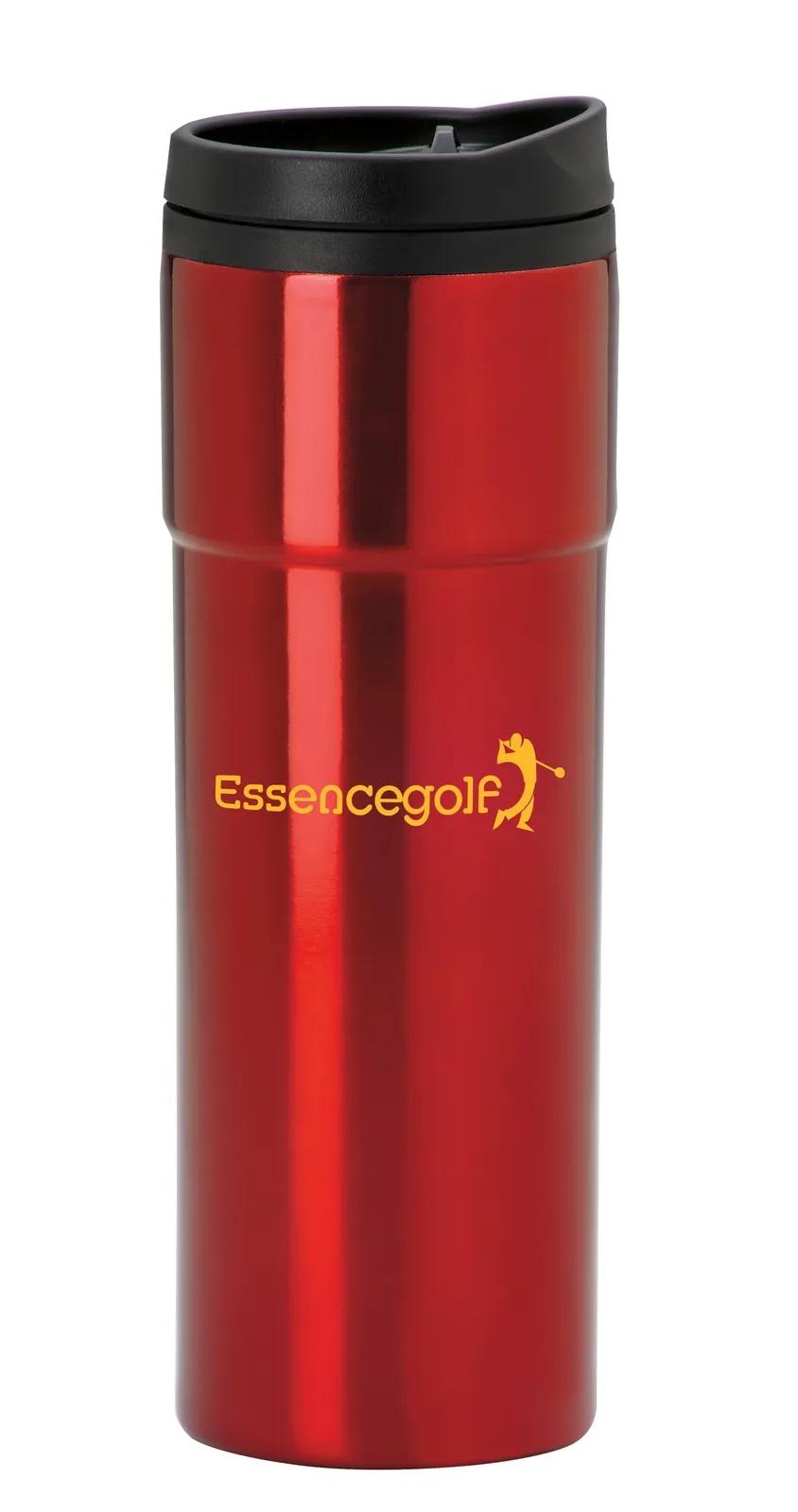 Stainless Steel Tumbler Metallic Reflections Slider Lid - 15 oz - product view 5