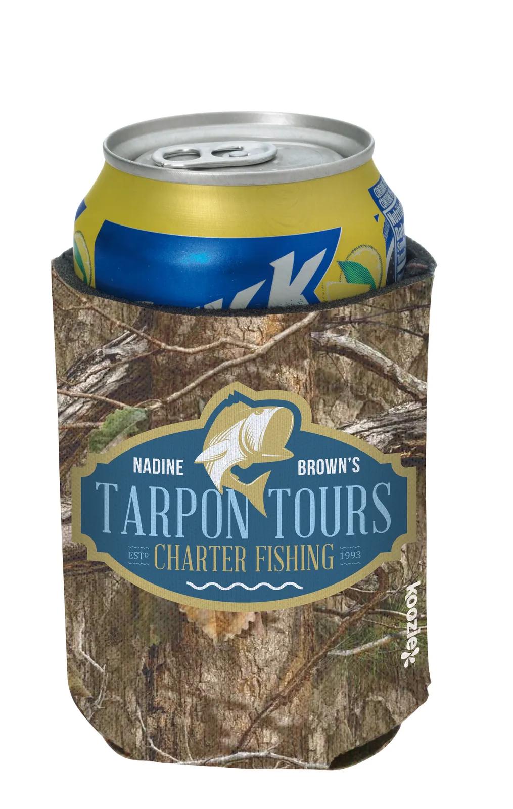 Custom Koozies Mossy Oak Camo Can Cooler BritePix - 3.9 in - product view 17