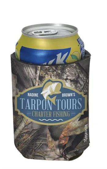 Custom Koozies Mossy Oak Camo Can Cooler BritePix - 3.9 in