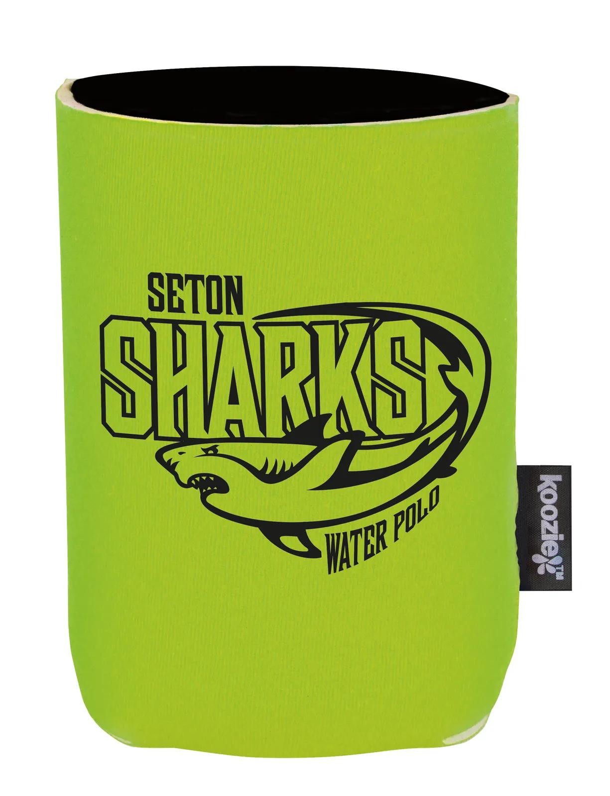 Custom Koozies Collapsible Neoprene Can Cooler Folds Flat - product view 3