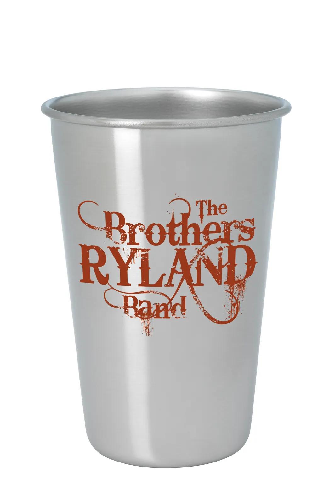 Stainless Steel Pint Glass Unbreakable Food Grade - 16 oz - product view 3