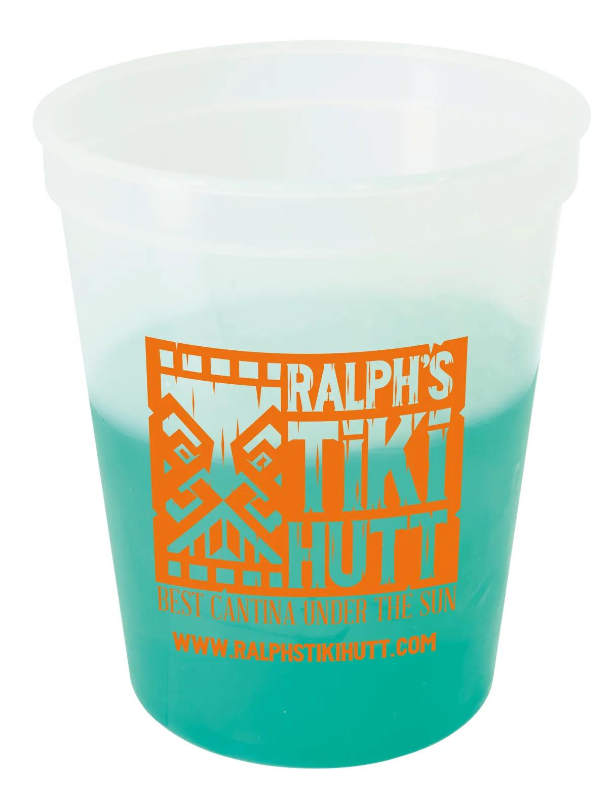 Color Changing Stadium Cup Thermochromic Reusable - 16 oz - product view 15