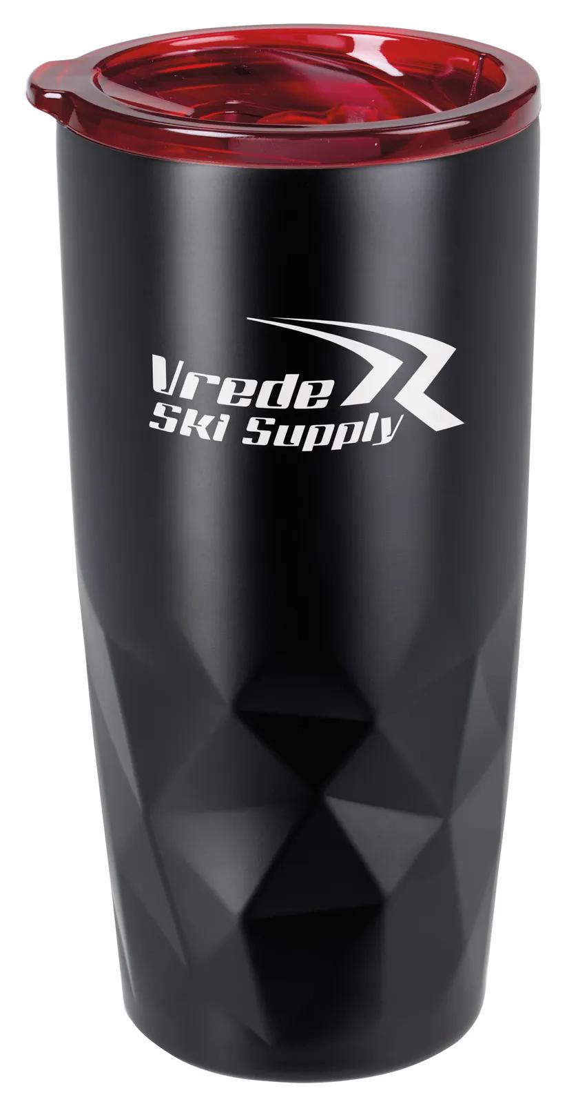 Insulated Tumbler Diamond Texture Stainless Steel - 20 oz - product view 3