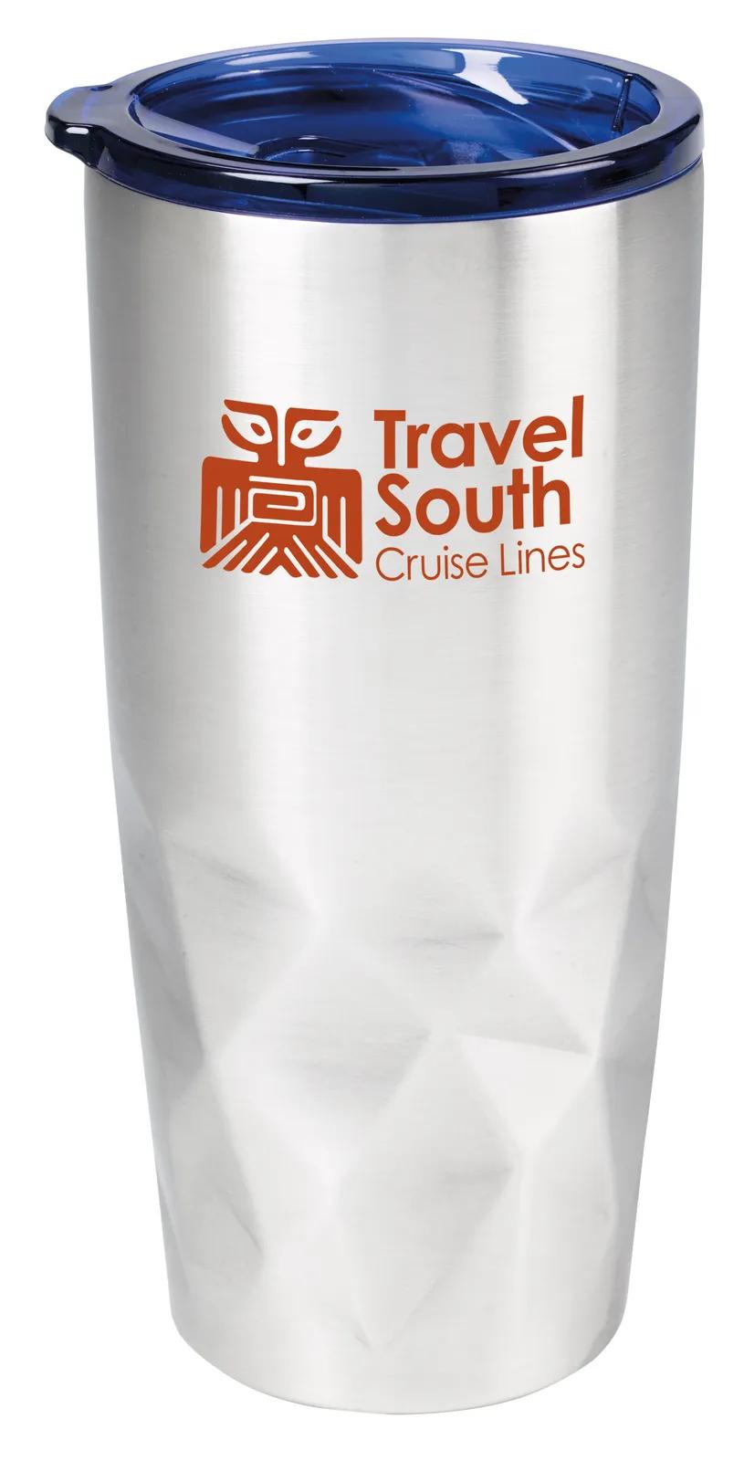 Insulated Tumbler Diamond Texture Stainless Steel - 20 oz - product view 5