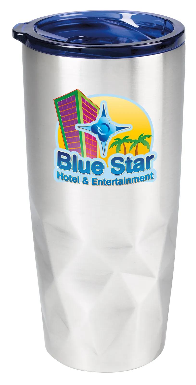 Insulated Tumbler Diamond Texture Stainless Steel - 20 oz - product view 6