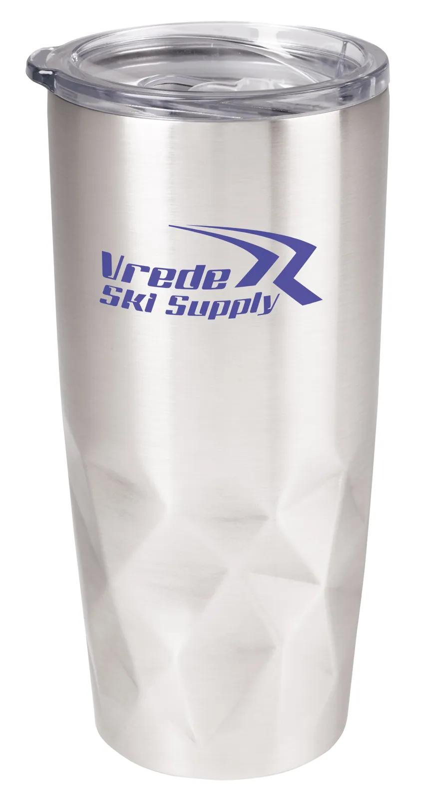 Insulated Tumbler Diamond Texture Stainless Steel - 20 oz - product view 7