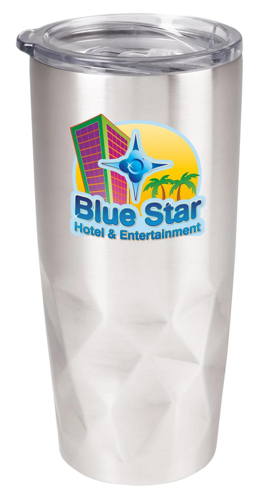 Insulated Tumbler Diamond Texture Stainless Steel - 20 oz - product view 8