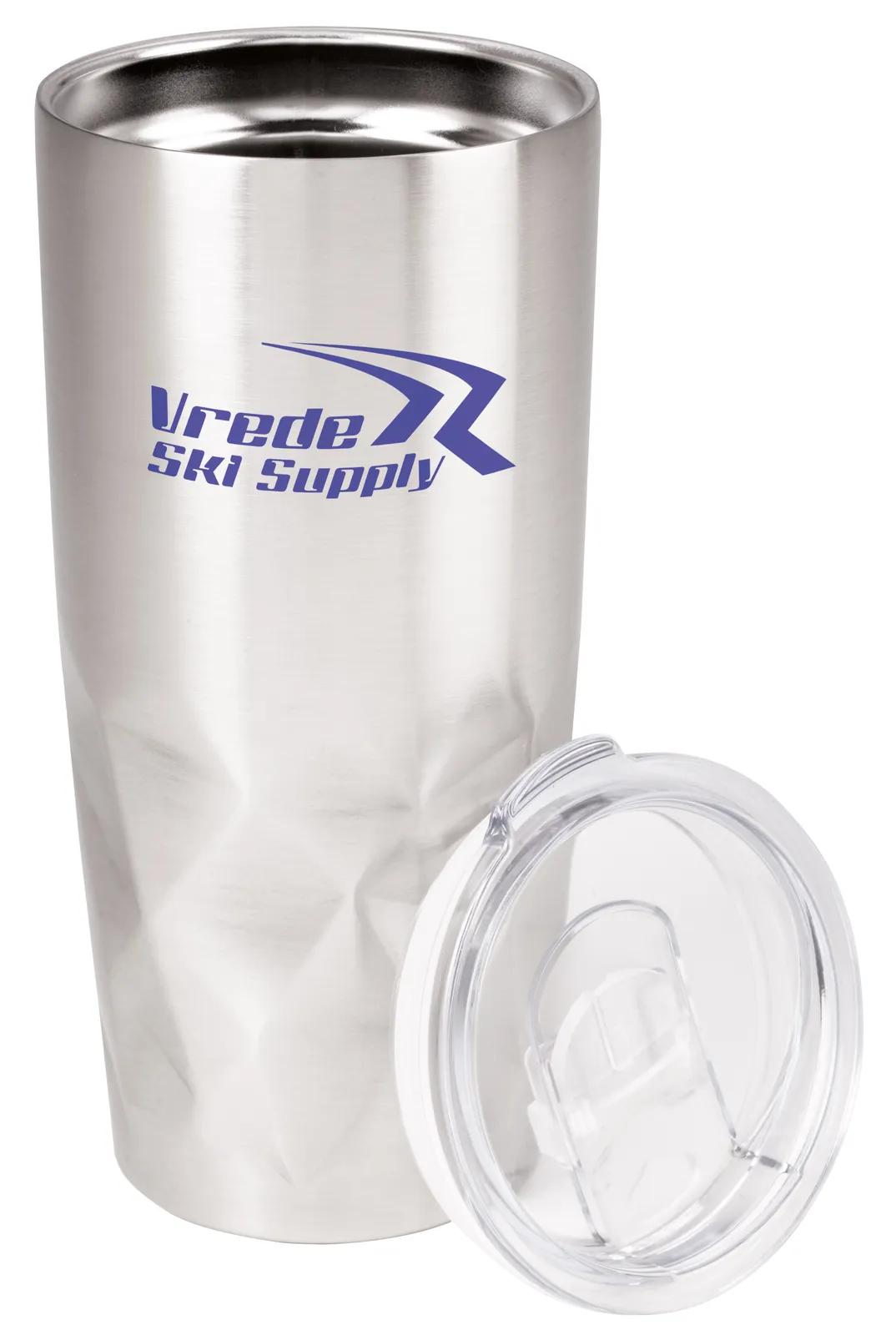 Insulated Tumbler Diamond Texture Stainless Steel - 20 oz - product view 10