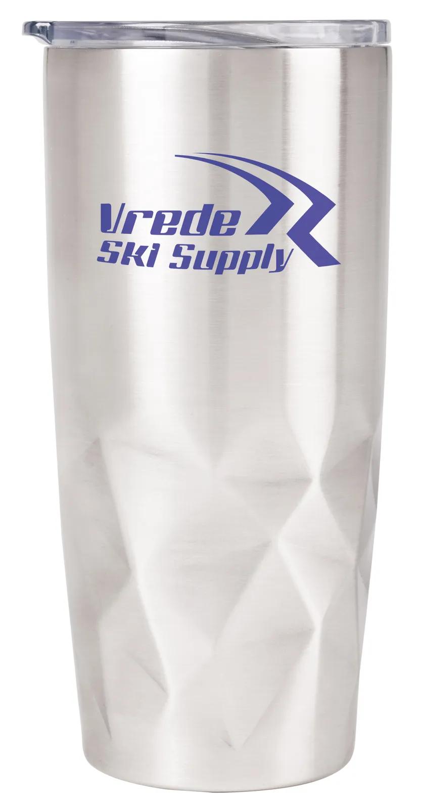 Insulated Tumbler Diamond Texture Stainless Steel - 20 oz - product view 11