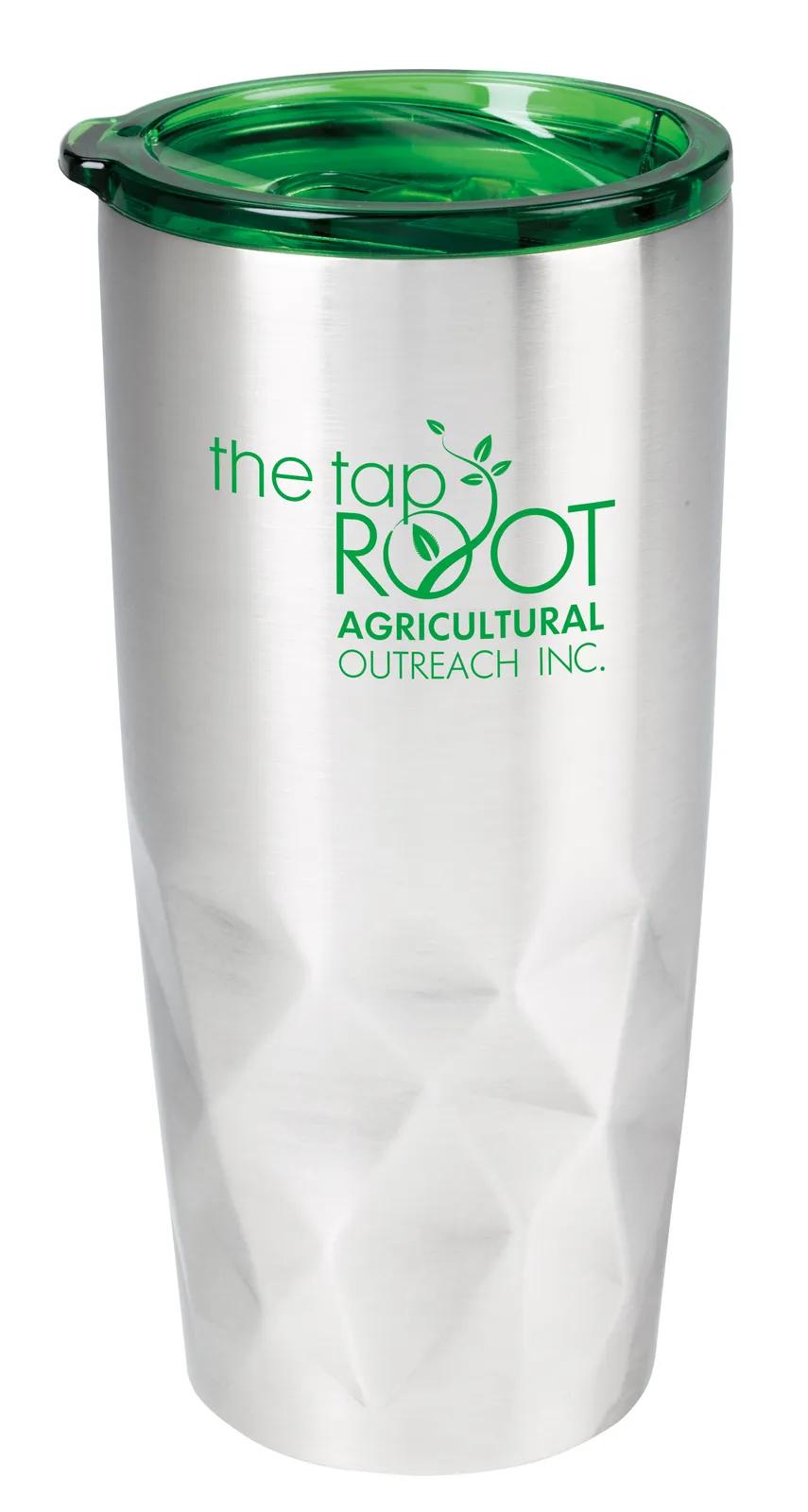 Insulated Tumbler Diamond Texture Stainless Steel - 20 oz - product view 13