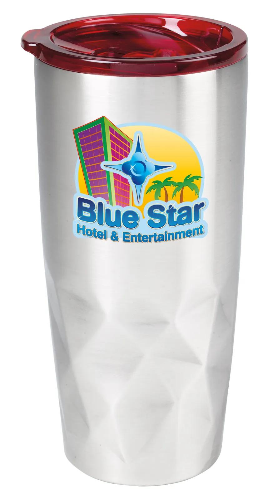 Insulated Tumbler Diamond Texture Stainless Steel - 20 oz - product view 16