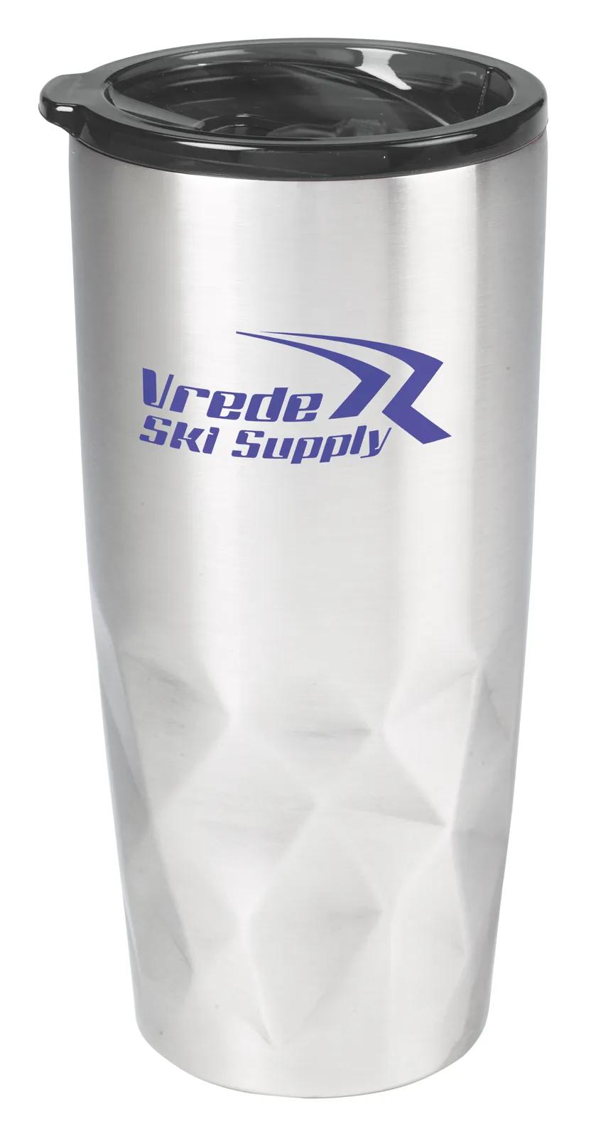 Insulated Tumbler Diamond Texture Stainless Steel - 20 oz - product view 17