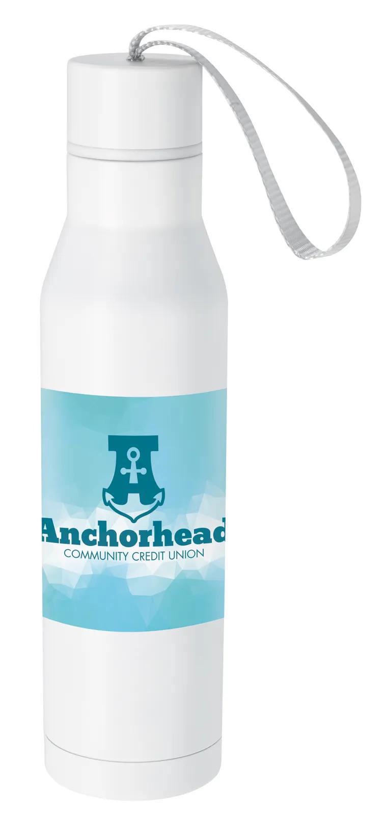 Insulated Water Bottle Carry Loop Matte Finish - 18 oz - product view 4