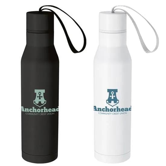 Insulated Water Bottle Carry Loop Matte Finish - 18 oz
