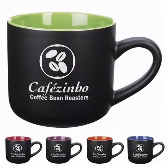 Bilby Mug Matte Black Stoneware Two-Tone - 15 oz